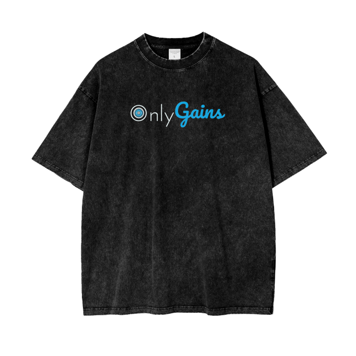 Only Gains Oversized Pump Cover Tee - GYMFY