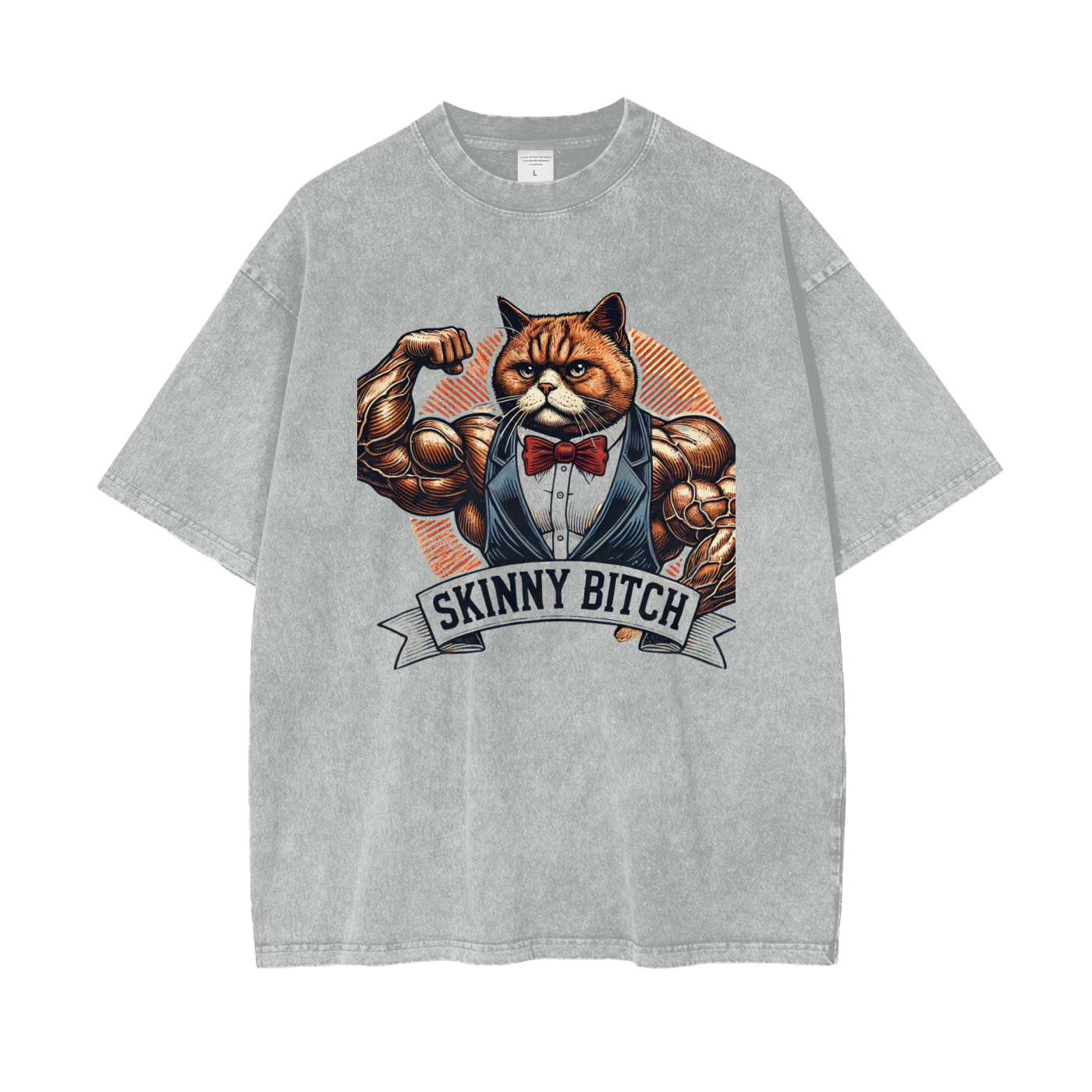 Gym Pump Cover,Oversized Gym Shirt,Bodybuilding Shirt,Funny Gym Shirt,•	Buff Cat Design