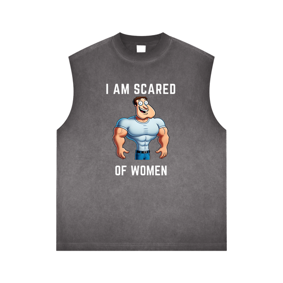 Gym tank,bodybuilding tank,funny gym shirt ,Funny gym tank top,Gymfy tank top,Im scared of woman shirt,Gymbro merch,Gymbro Apperal,Funny tank top