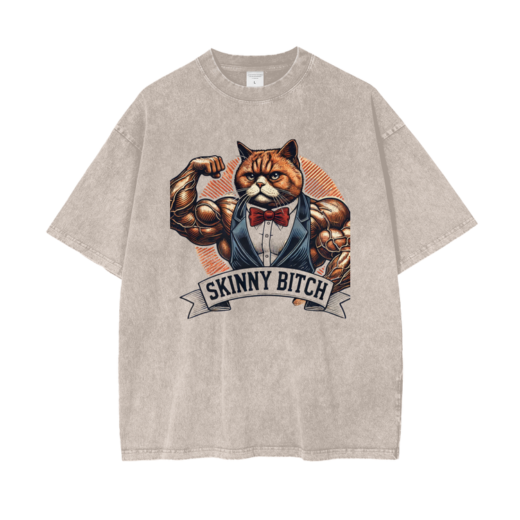 Gym Pump Cover,Oversized Gym Shirt,Bodybuilding Shirt,Funny Gym Shirt,•	Buff Cat Design