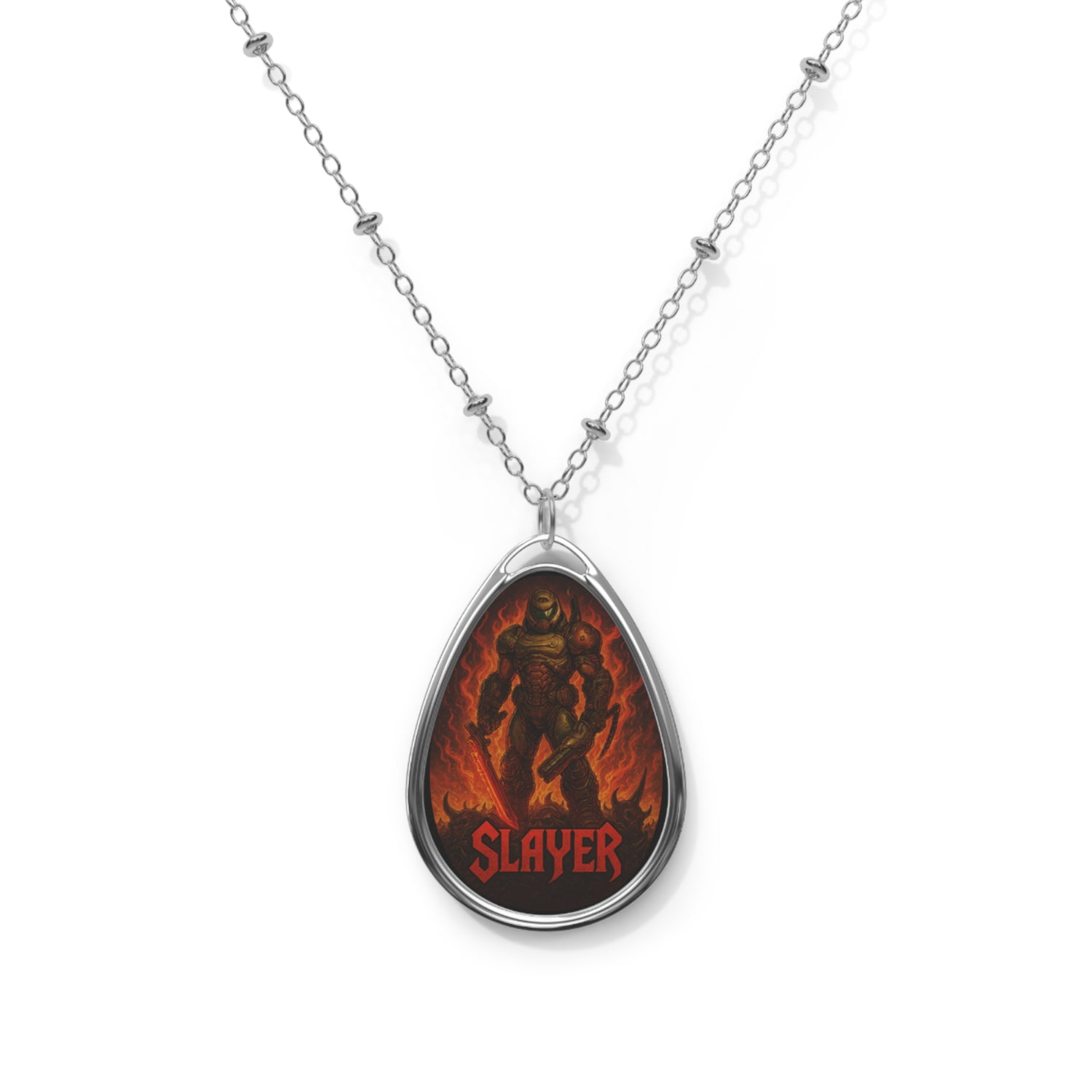 badass slayer necklace- pendants